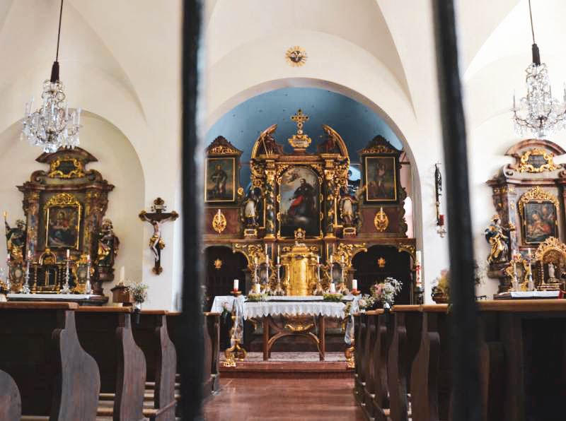 Altar in der Kirche von Sankt Jakob