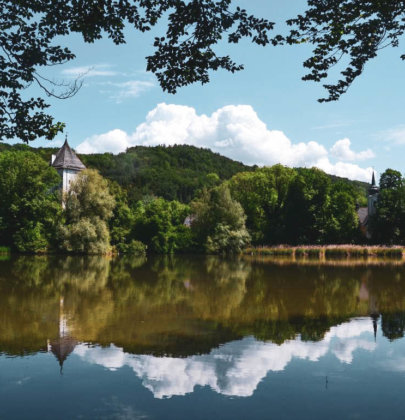 Bilder aus meiner Heimat, Spaziergang um den Teich in Sankt Jakob am Thurn