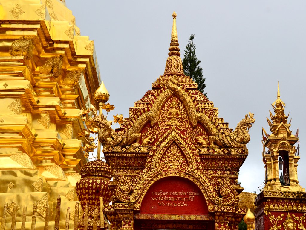 Tempelanlage Wat Doi suthep nördlich von Chiang Mai