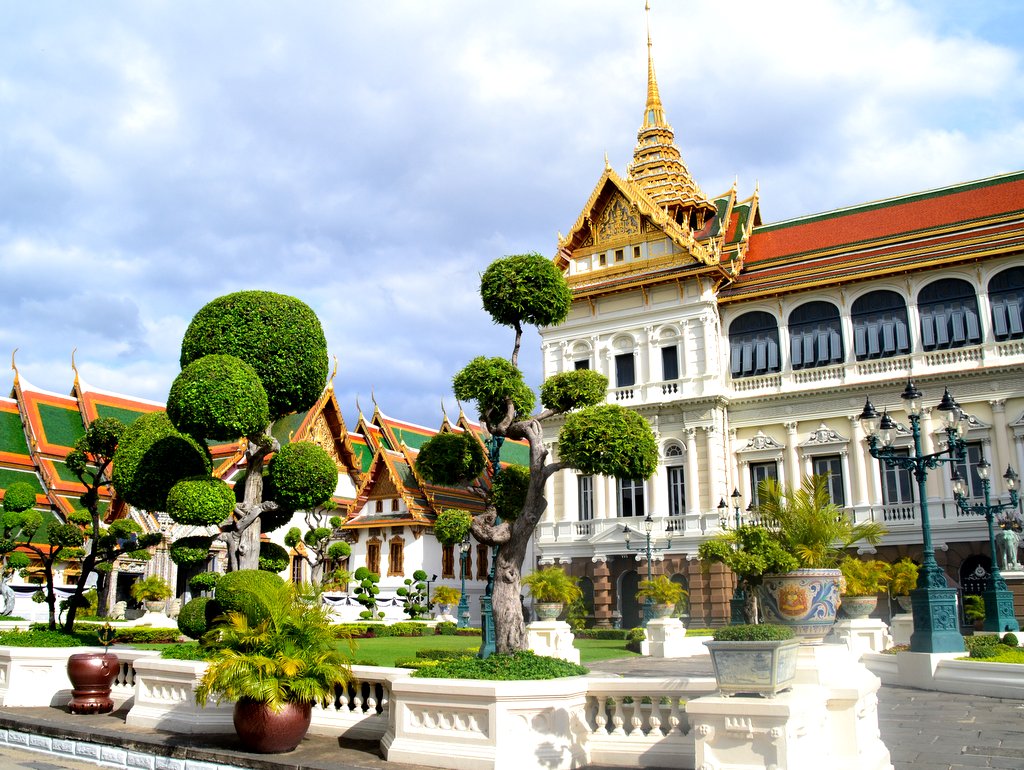 Königspalast in Bangkok Chakri Maha Prasat