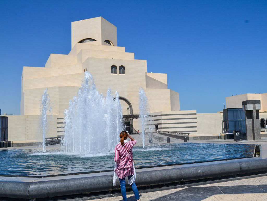 Museum der islamischen Kunst in Doha Aussenansicht