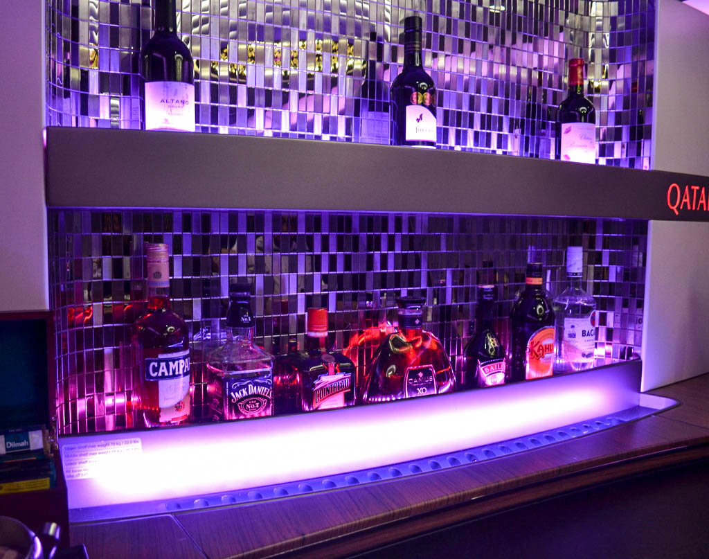Bar im A380 Qatar Airways