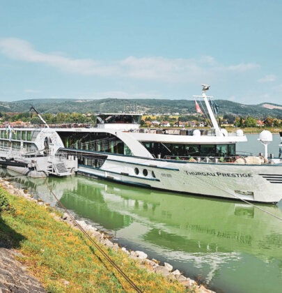 Unterwegs auf der Donau mit der MS Thurgau Prestige, erster Stopp in Krems
